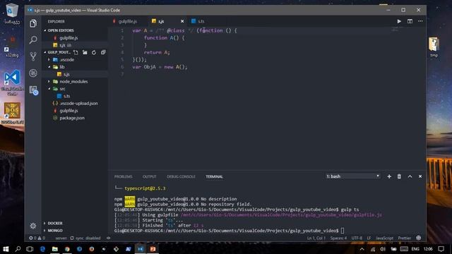 gulp-typescript смотреть онлайн