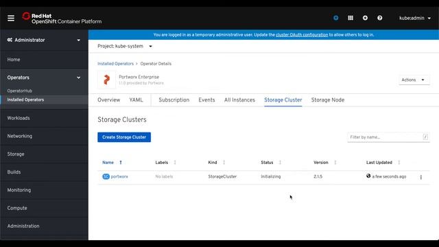 Install and Configure using the Portworx Operator смотреть онлайн