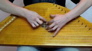 гусли.Школа игры на крыловидных гуслях.Урок 10.Приём "лесенка"