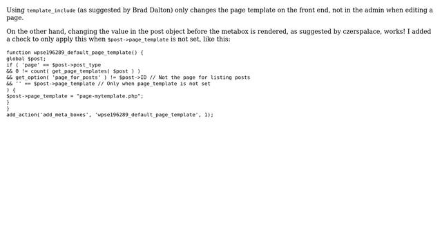Wordpress: Is there a way to change the default page template selection? (5 Solutions!!) смотреть онлайн