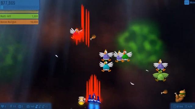 Chicken Invaders Universe [Early Access] - Squawk Block Mission Game-play (Very Hard) смотреть онлайн