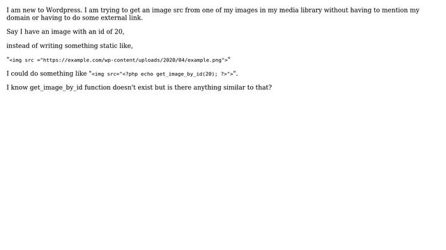 Wordpress: How to get specific image in media library with php? смотреть онлайн
