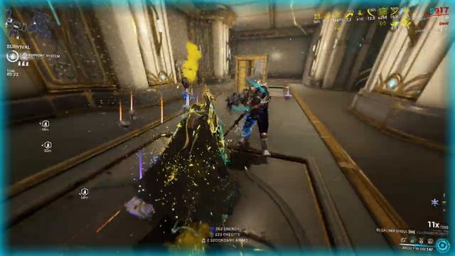 Warframe gameplay chroma prime build remake / steel path build (IT'S OVER 9000!). смотреть онлайн