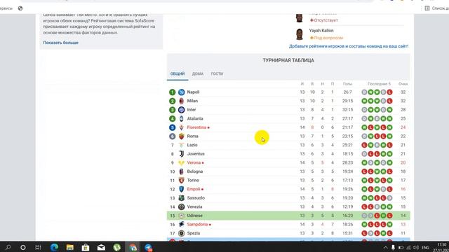 Удинезе Дженоа прогноз чемпионат Италии Серия А. Второй матч Андрея Шевченко в качестве тренера смотреть онлайн