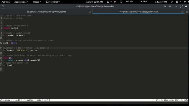 socket-programming in python смотреть онлайн