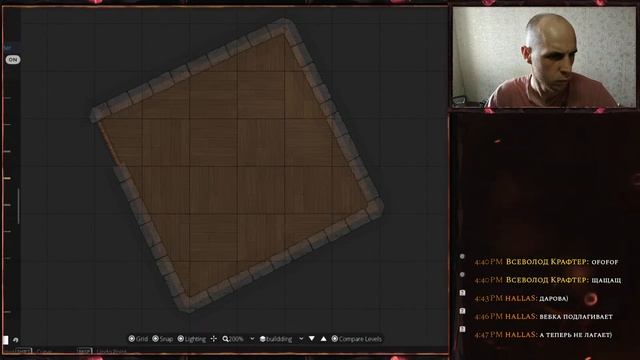 Рисую карту казарм в DungeonDraft смотреть онлайн