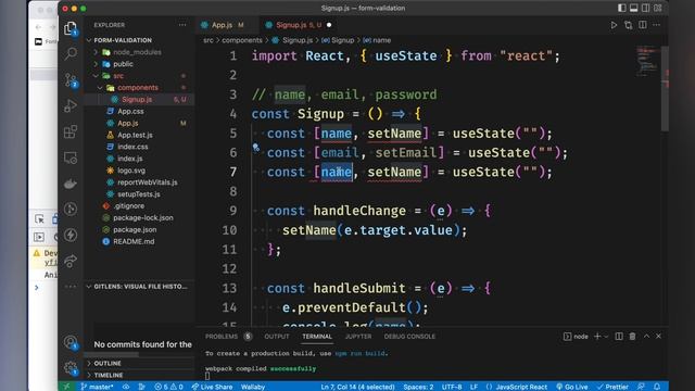 React Bangla Tutorial 34 : control form data using formik package смотреть онлайн