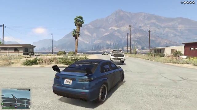 Grand Theft Auto V - Police Traffic Jam смотреть онлайн
