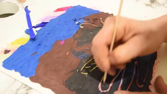 Занятие по рисованию "Граттаж" смотреть онлайн