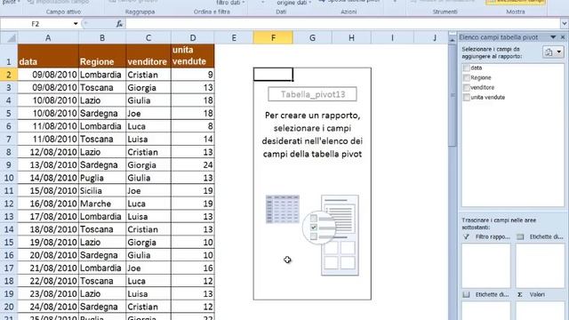 EP4 Creare una TABELLA PIVOT con excel (base) смотреть онлайн