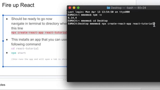 Getting Started With React #1 смотреть онлайн