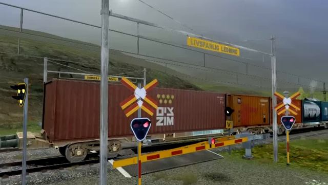 swedish rail crossing in the Rail Simulator смотреть онлайн