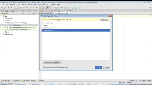 Hello world android studio смотреть онлайн