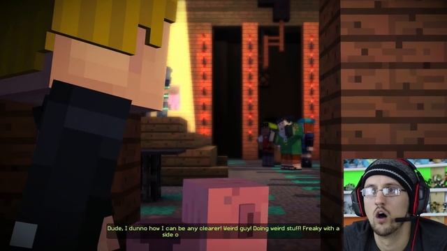 Lets Play Minecraft Story Mode #3: Stop Playing Around Duddy (Episode One: The Order of the Pizza) смотреть онлайн