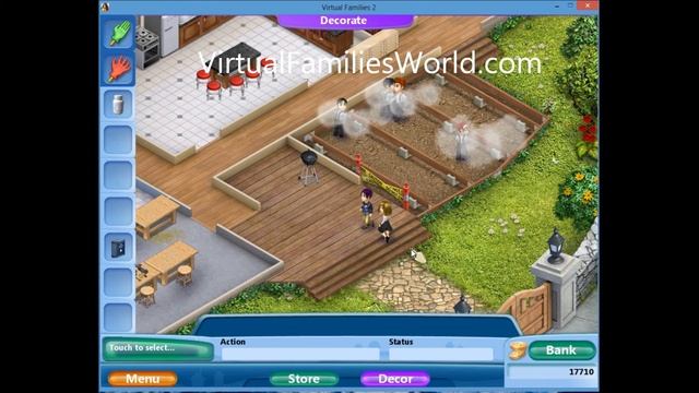 How To Expand House Front Deck On Virtual Families 2 смотреть онлайн