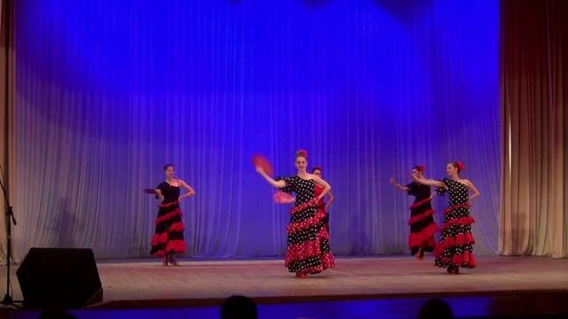 Испанский танец. Танец с веером. Фламенко