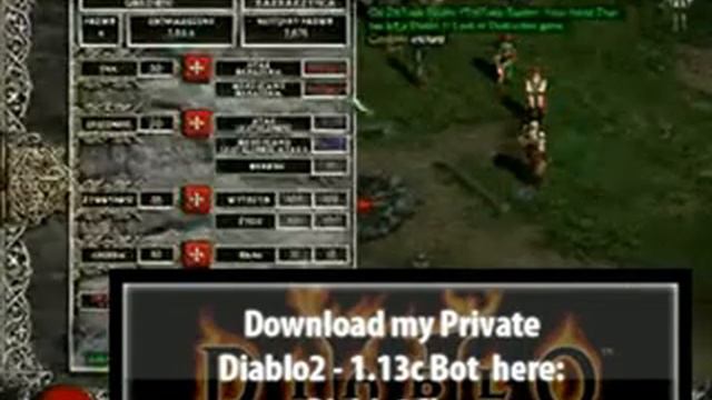Download PRIVATE Diablo 1 13c Bot D2Trade Realm Diablo 2 Enchant BOT смотреть онлайн