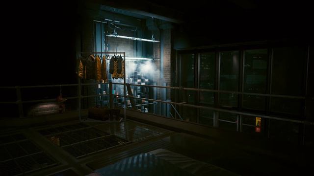 Cyberpunk 2077 Ambience sounds: Rainy night in Glen's apartment смотреть онлайн