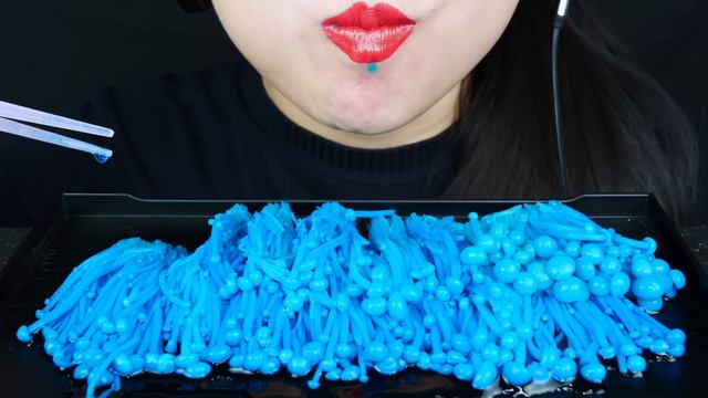 ASMR VAMPIRE ENOKI DRINKING SOUNDS 신기한 물 먹방, SATISFYING CRUNCHY EATING SOUNDS, 팽이버섯 먹방, BIRD GLASS смотреть онлайн