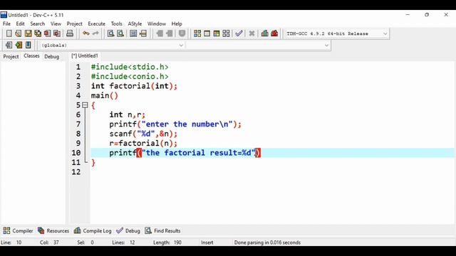 Function with argument and with return value|| function in c programming language смотреть онлайн