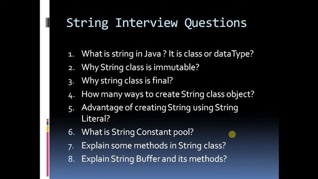 21 String Java interview Questions | String interview questions in java . смотреть онлайн