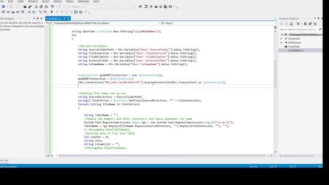 How to load Flat files to SQL Server Tables according to the Name of Flat File in SSIS Package-P183 смотреть онлайн