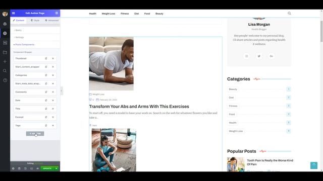 Kata WP theme - Author page Builder смотреть онлайн