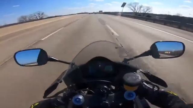 New Rider! Honda CBR 600 RR  First Highway Ride!  I Don’t Own Copyrights To Music In The Background