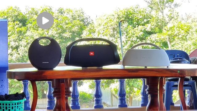 Jbl Boombox 2 vs Onyx 5 vs Go+play mini Outdoor Bass Test!!?☠️ смотреть онлайн