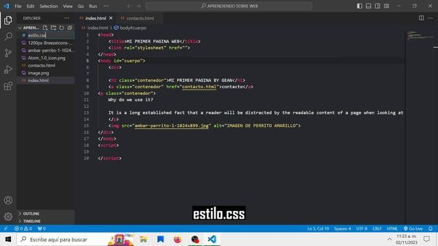 CURSO GRATUITO DE PROGRAMACIÓN WEB BÁSICO - AGREGAR CSS A TU HTML смотреть онлайн