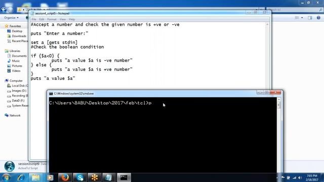 TCL conditional statements and loops смотреть онлайн