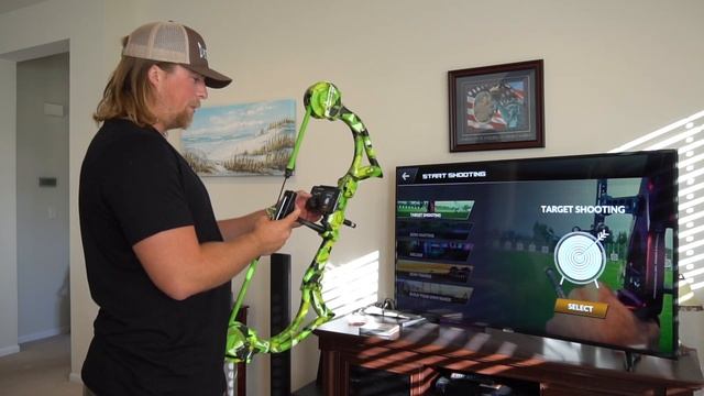 VIRTUAL Bowhunting w/ Accubow Green Mantis - How it works & GamePlay смотреть онлайн