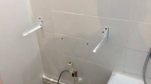 Установка раковины над стиральной машиной | Пошаговый видеообзор | Санузел в ЖК Большое Путилково