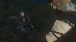 разговор с Регисом на кладбище Ведьмак 3