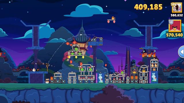 Angry Birds Friends Level 7 Tournament 1189 three stars NO POWER-UP walkthrough 2023-01-21 смотреть онлайн