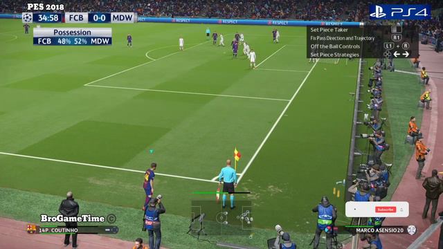 PES 2018 PS4 смотреть онлайн