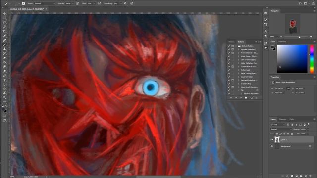[Sally Face] Murder - speedpaint [Photoshop] смотреть онлайн