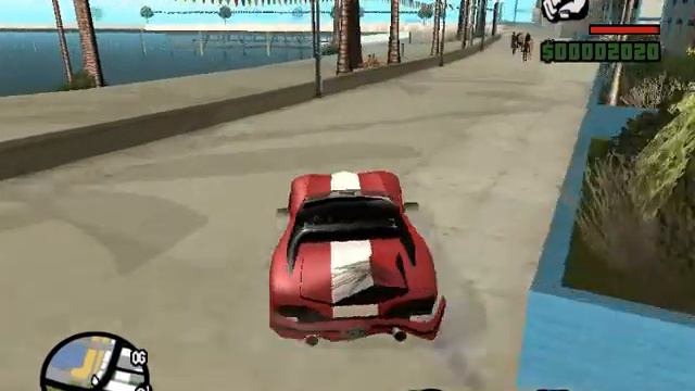 GTA San Andreas-катаюсь на тачке часть 1 смотреть онлайн