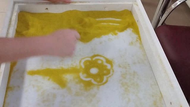 урок как нарисовать красивый цветочек песком(урок 1) "Твой друг" смотреть онлайн