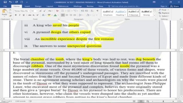 List of Headings | Cambridge IELTS Reading 16 test 1 passage 2 | Part 2 | Best Techniques.