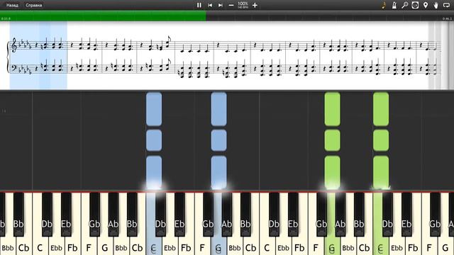 Radiohead (Thom Yorke ) - Cymbal Rush - Piano tutorial and cover (Sheets + MIDI) смотреть онлайн