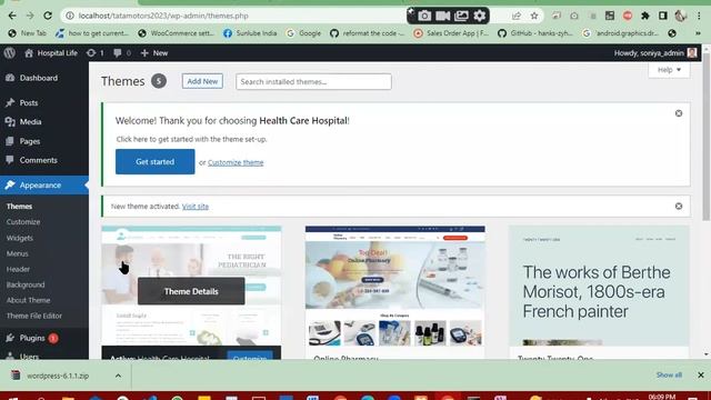 wordpress theme page menu categary image create database upload to local xampp server смотреть онлайн