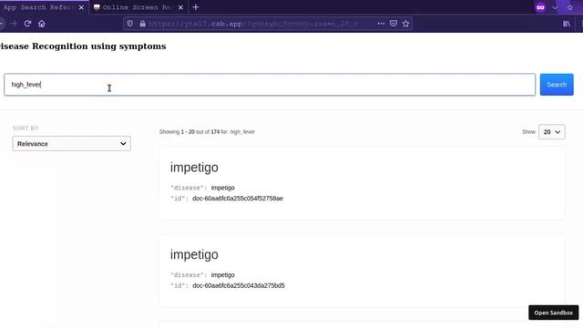 Elasticsearch project | React project with Elasticsearch | Disease recognition by symptoms| смотреть онлайн