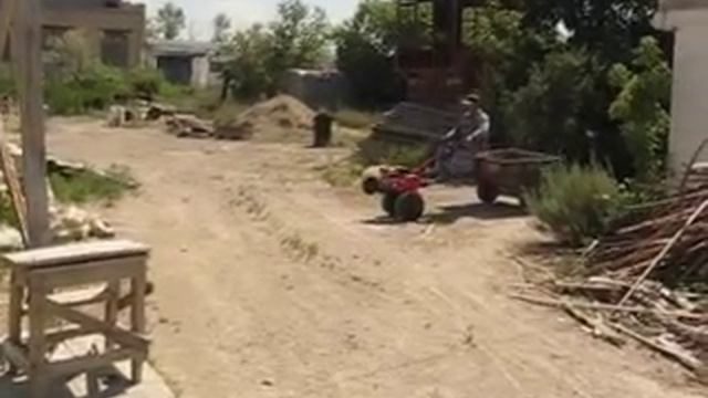 Самодельная тележка на мотоблок смотреть онлайн