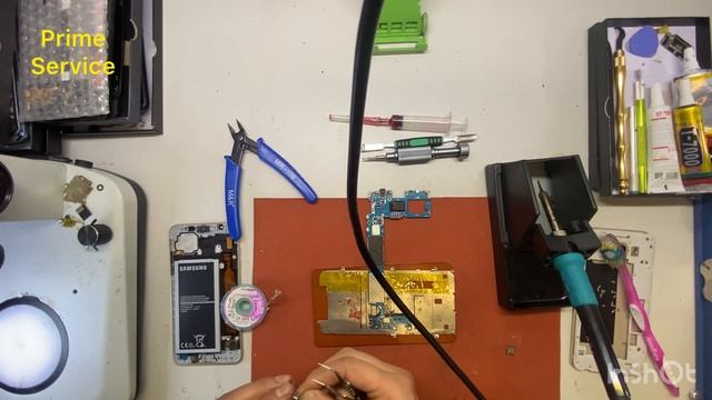 Samsung J710 not charging. Charging connector replacement. Samsung J710 не заряжается замена разъем смотреть онлайн