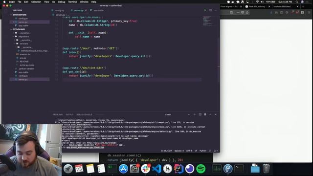 Rewriting a simple RESTish API in Python 3 (originally Python 2) смотреть онлайн