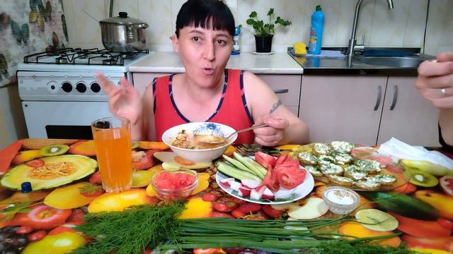 мукбанг, как хорошо и горячо🍲👍😁 смотреть онлайн