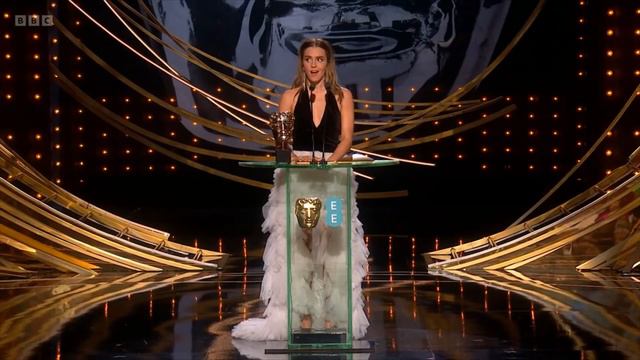 Emma Watson Presenting Best British Film At BAFTA 2022