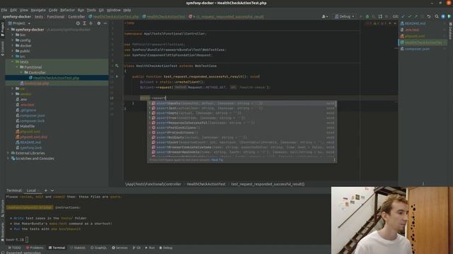 Symfony 6 / Урок 3 / Тестирование (PHPUnit + PhpStorm + TDD) смотреть онлайн