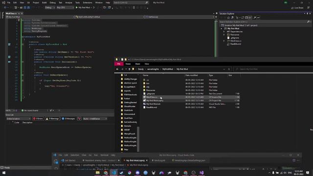 Intro to Modding Hollow Knight - Coding your first mod смотреть онлайн